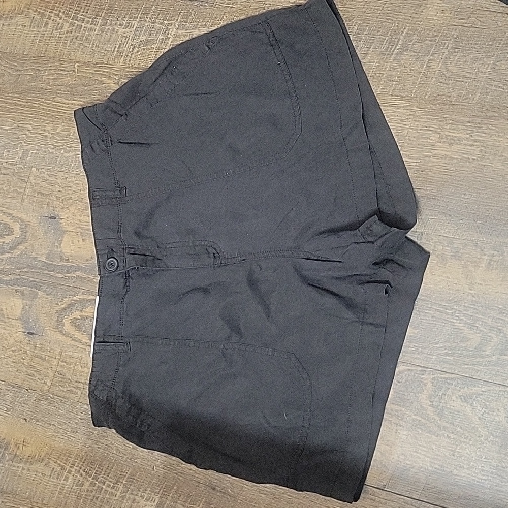 Social Standard by Sanctuary Washed Black Fortune Tencel Shorts XL New
